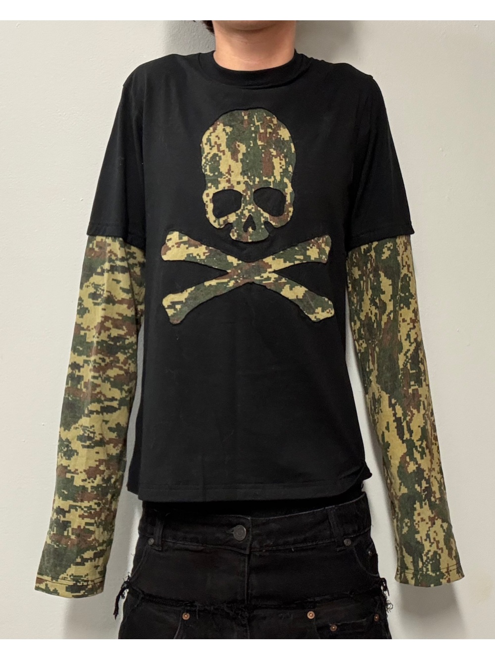 Street Fashion Punk - Nowa amerykańska koszulka z długim rękawem