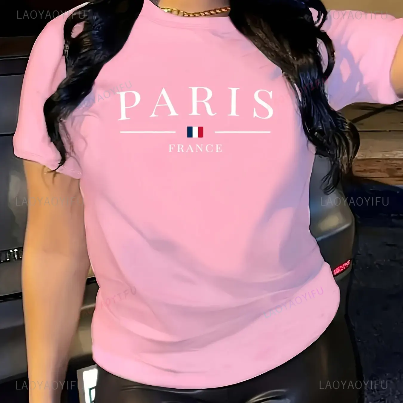 Street Fashion In Paris - Unisex Koszulka z krótkim rękawem i
