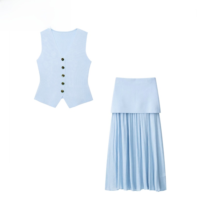 Street Fashion Vest - Wiosenna Nowość Damska Dzianinowa Kamizelka Top