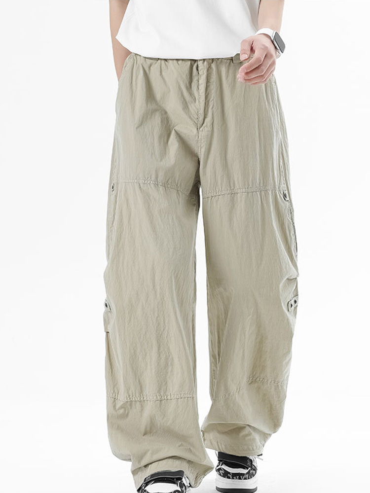 Cargo Pant Wide - Męskie spodnie cargo retro baggy 2026,