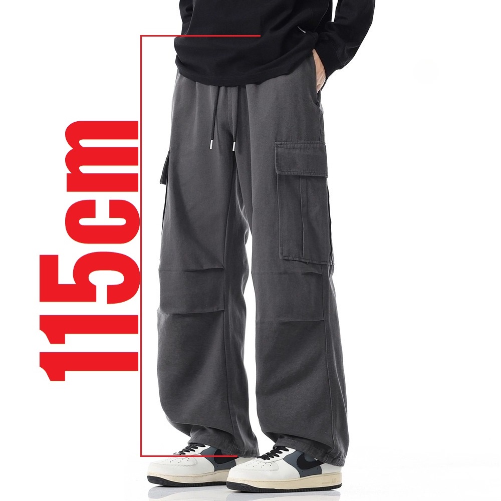 Cargo Pant Wide - Spodnie męskie cargo z szerokimi nogawkami,