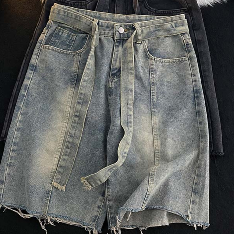 Letnie cienkie spodenki jeanso – Street Fashion In Japanese recenzja i cena