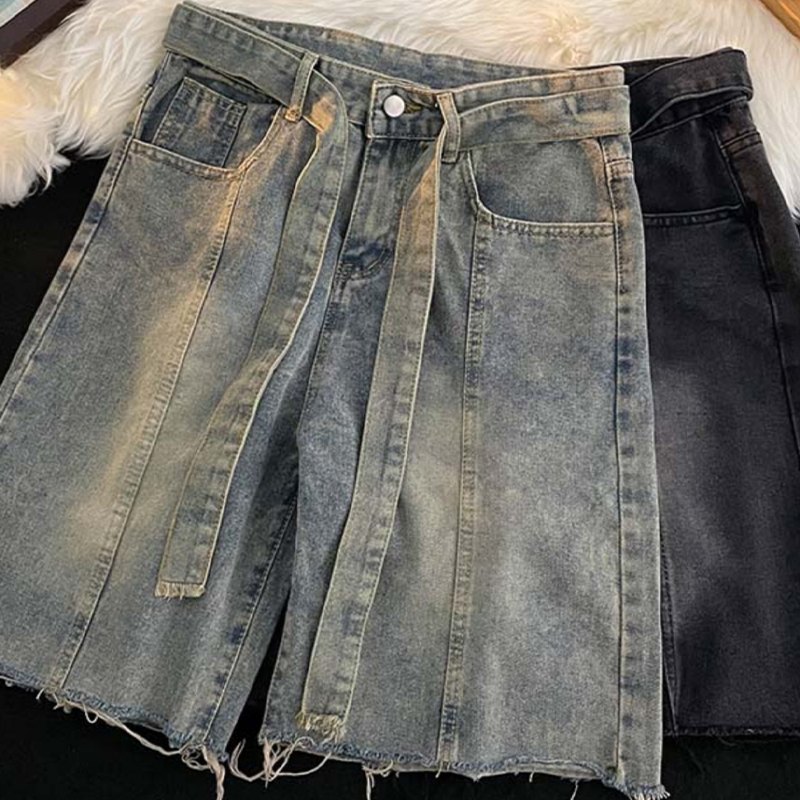 Letnie cienkie spodenki jeanso – Street Fashion In Japanese recenzja i cena
