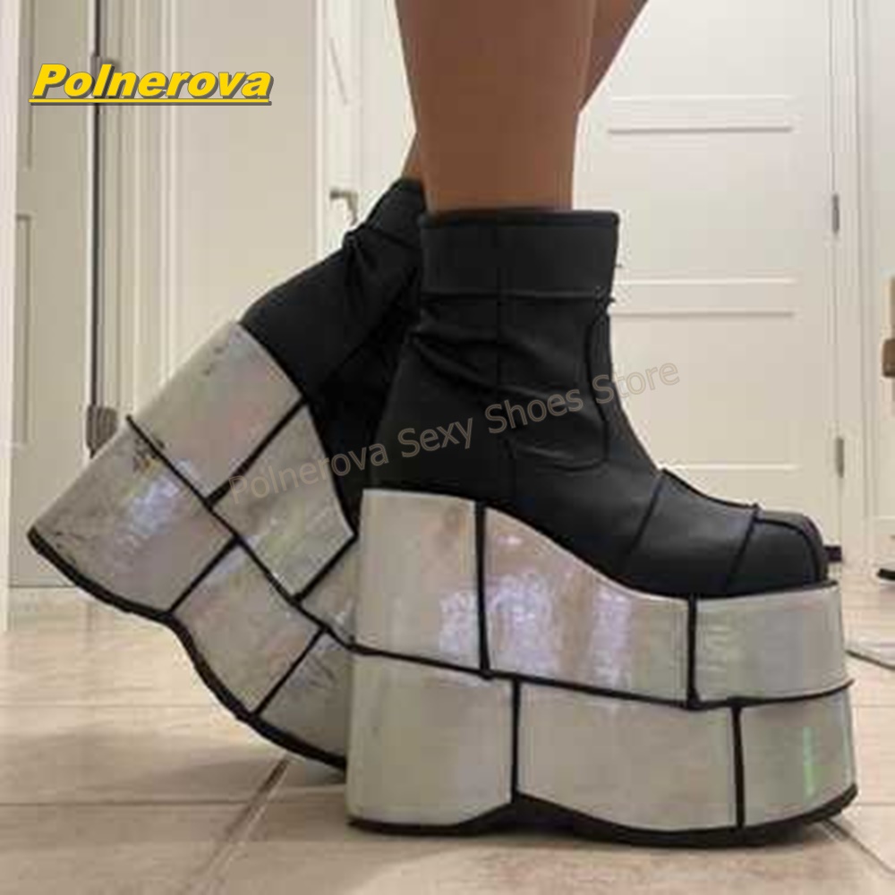 Damskie botki na platformie w  – Street Fashion Y2K recenzja i cena