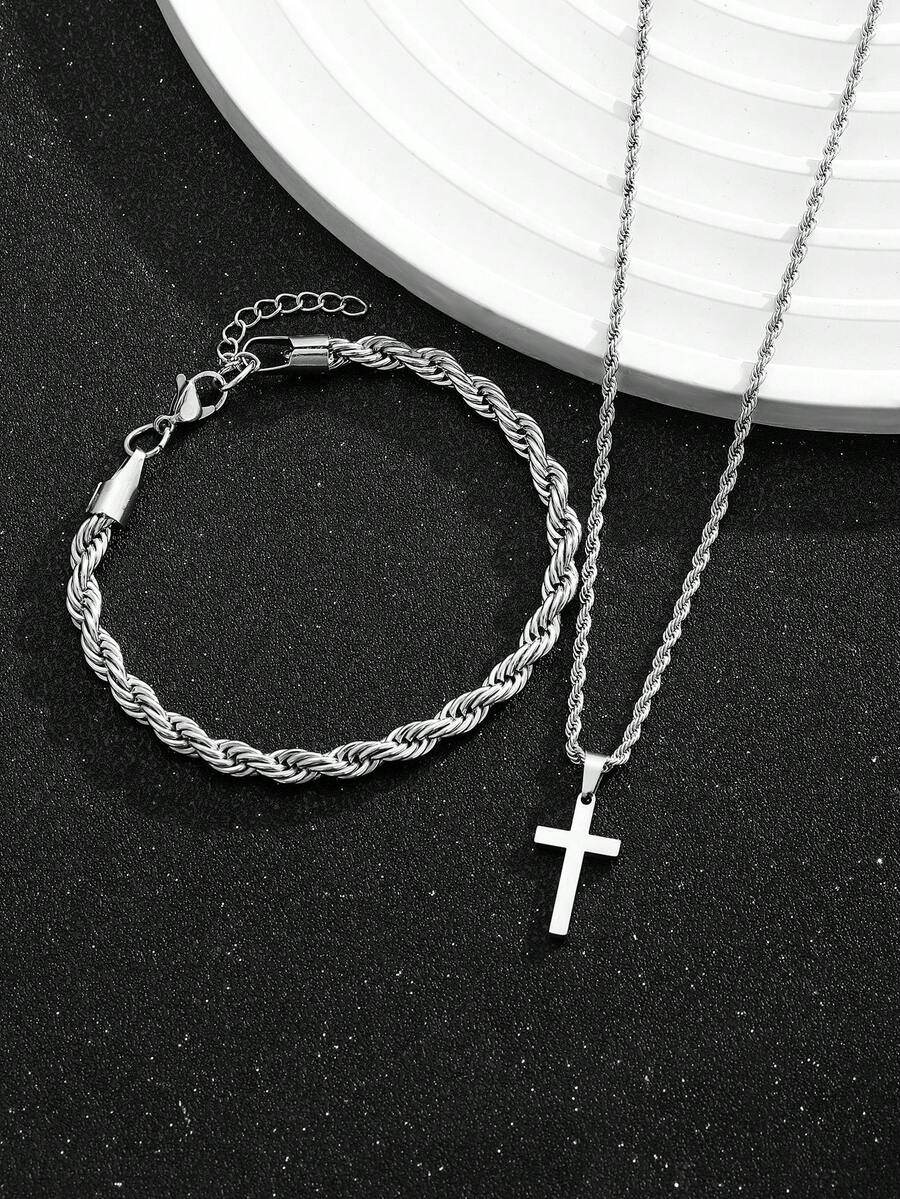 1 zestaw naszyjnika i bransole – Street Fashion Jewelry recenzja i cena