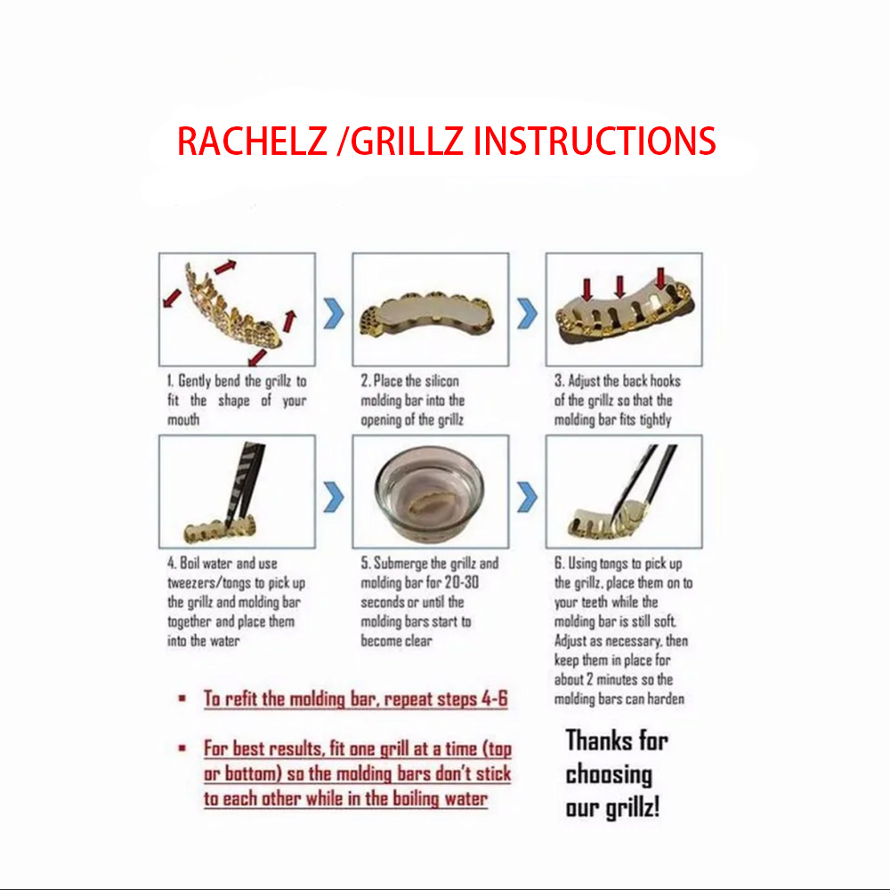 RACHELZ Hip Hop 10/10 Iced Out – Street Fashion Jewelry recenzja i cena