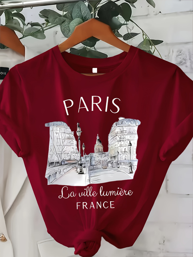Koszulka Y2k z nadrukiem Paryż – Street Fashion Paris 2025 recenzja i cena