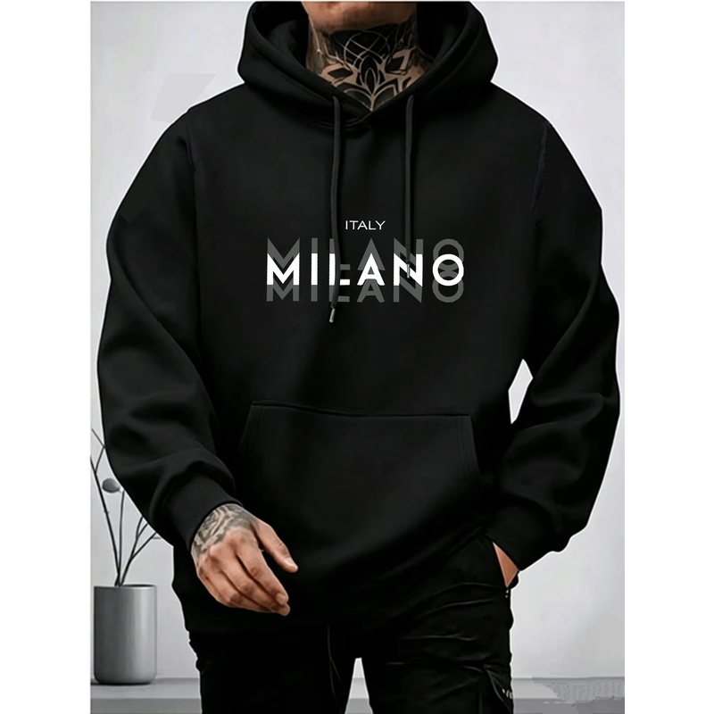 Męska bluza z kapturem z polar – Street Fashion Milano recenzja i cena