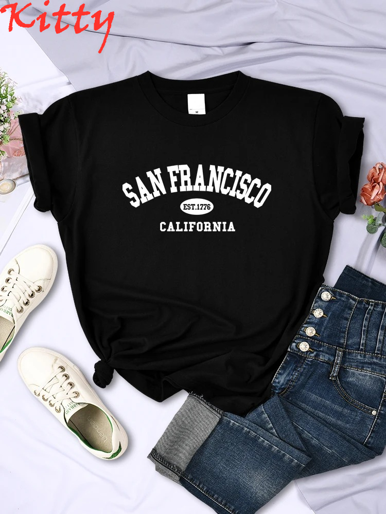 Koszulka damska San Francisco  – Street Fashion California recenzja i cena