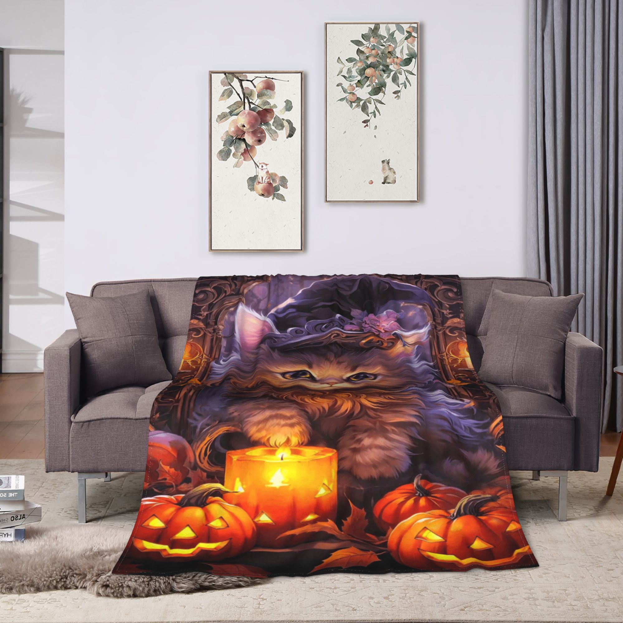 Koc na Halloween z czarnymi ko – Street Fashion Loverboy recenzja i cena