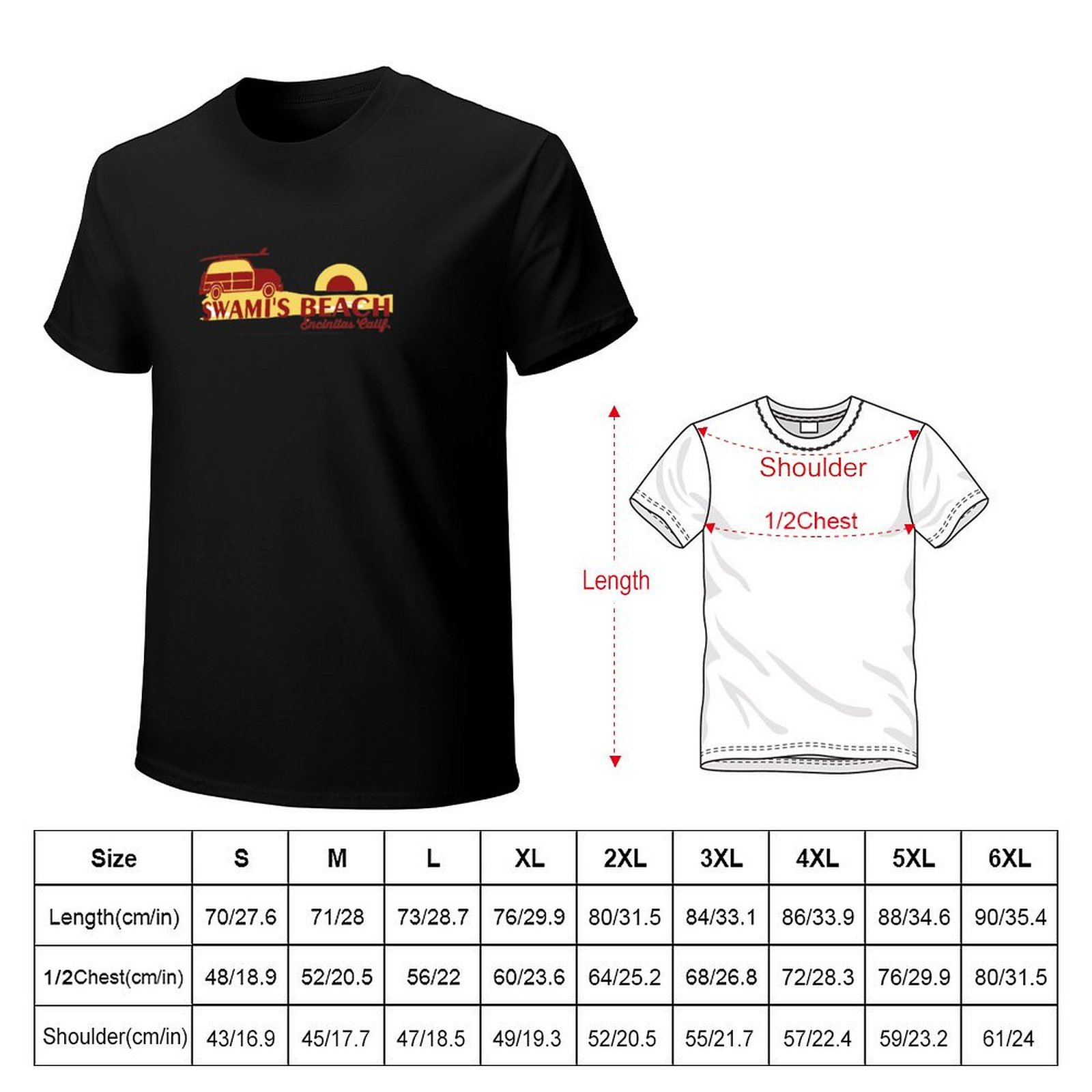 Plaża Swami's - Kalifornia. T- – Street Fashion California recenzja i cena