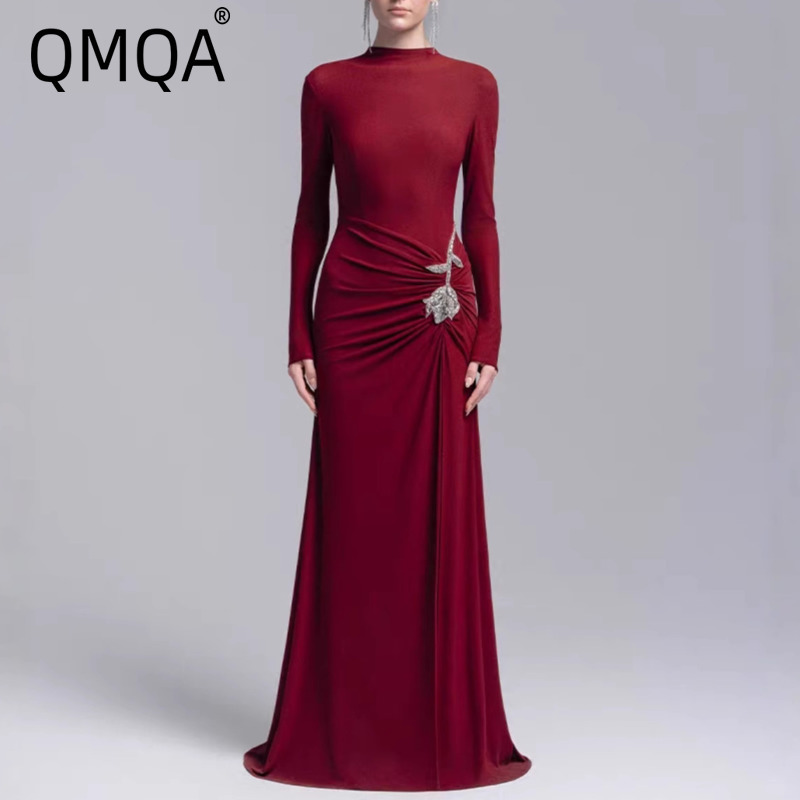 QMQA Modna Damska Sukienka z W – Street Fashion Vietnam recenzja i cena