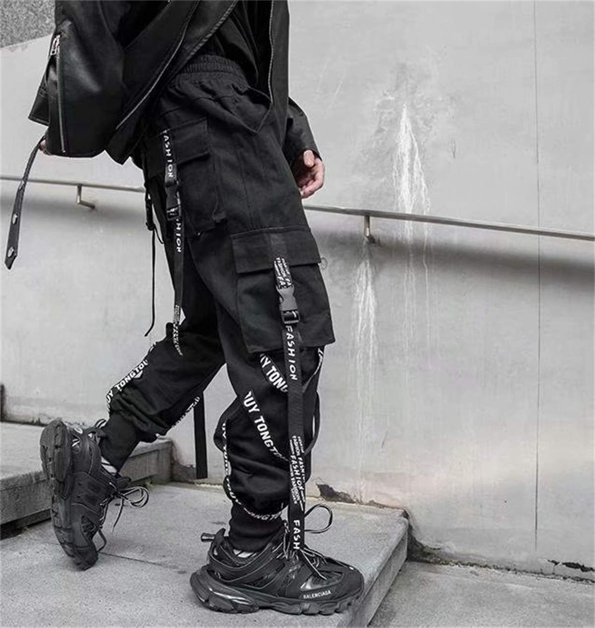 Modne męskie spodnie cargo, jo – Street Fashion In Japanese recenzja i cena