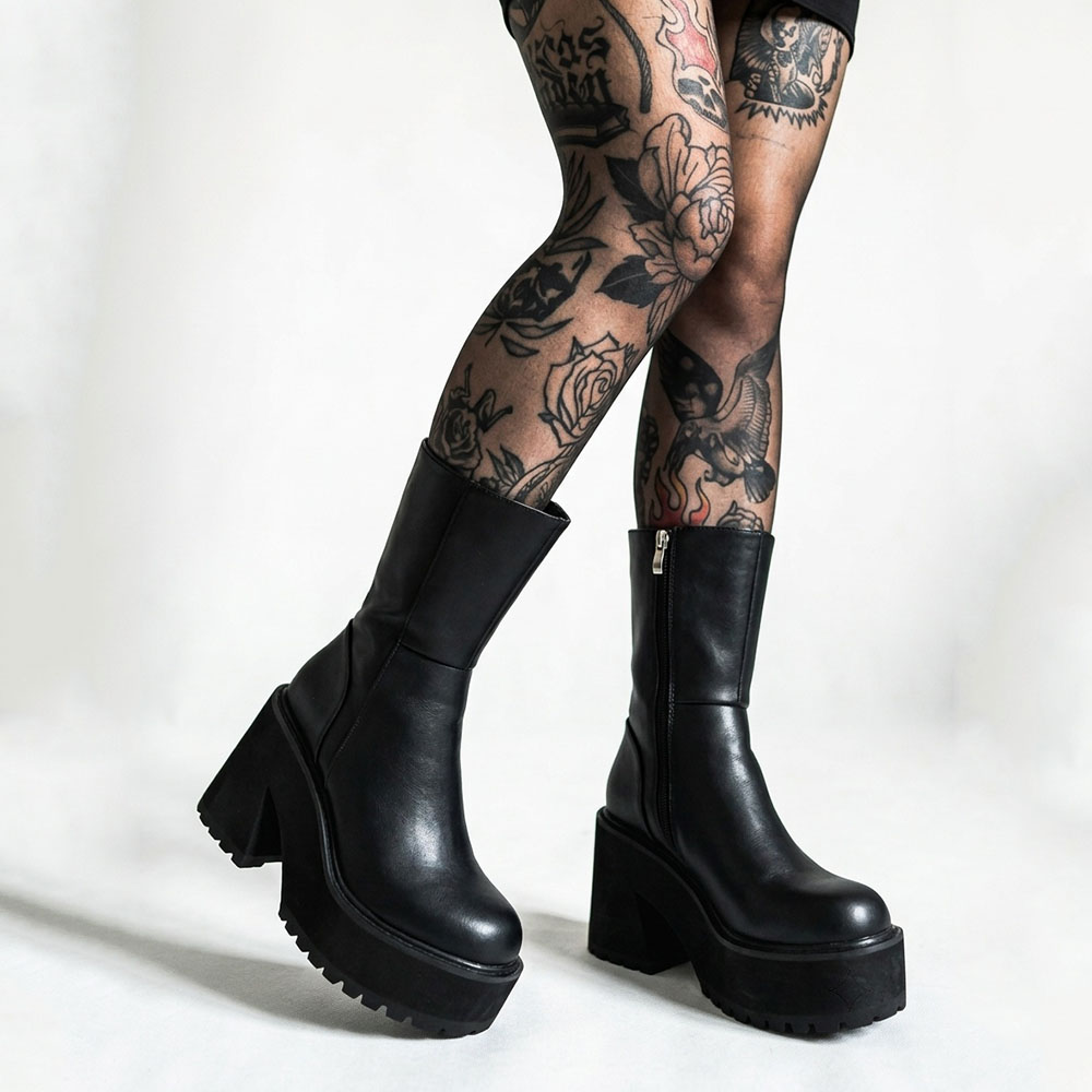 Damskie buty na platformie, bo – Street Fashion Punk recenzja i cena