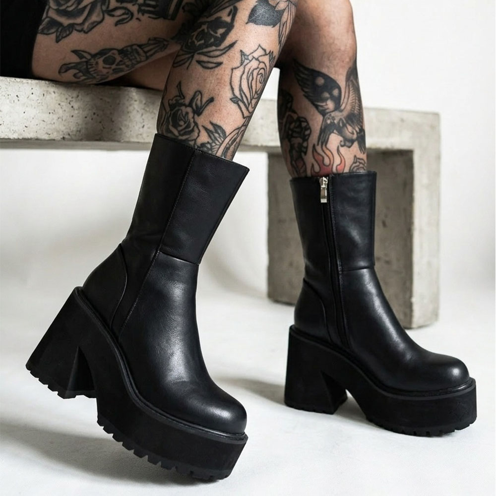 Damskie buty na platformie, bo – Street Fashion Punk recenzja i cena