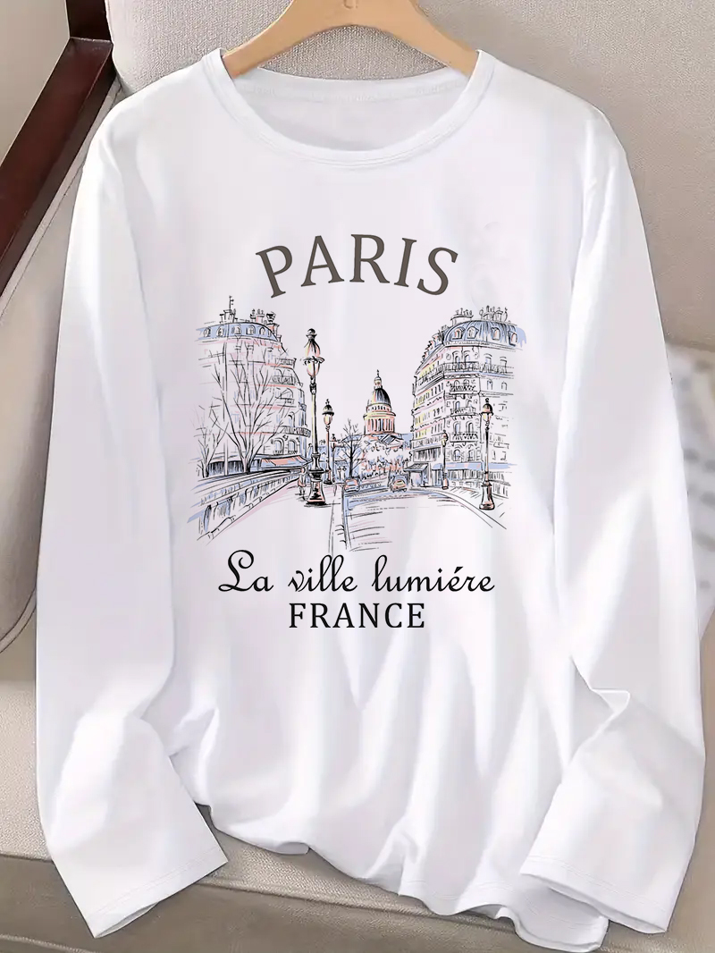 Koszulka damska z nadrukiem li – Street Fashion Paris 2025 recenzja i cena