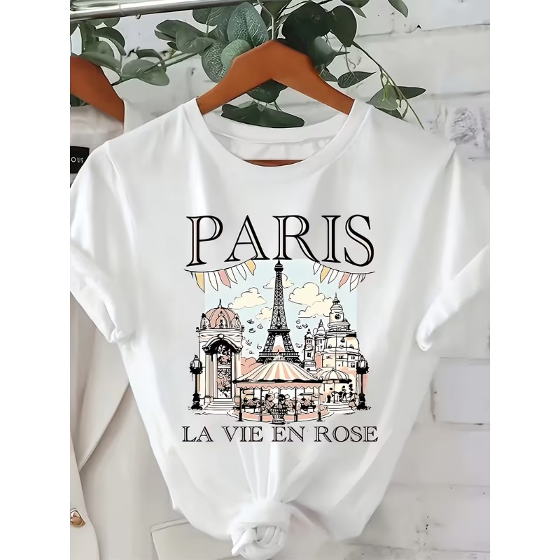 Koszulka damska z grafiką: Par – Street Fashion In Paris recenzja i cena