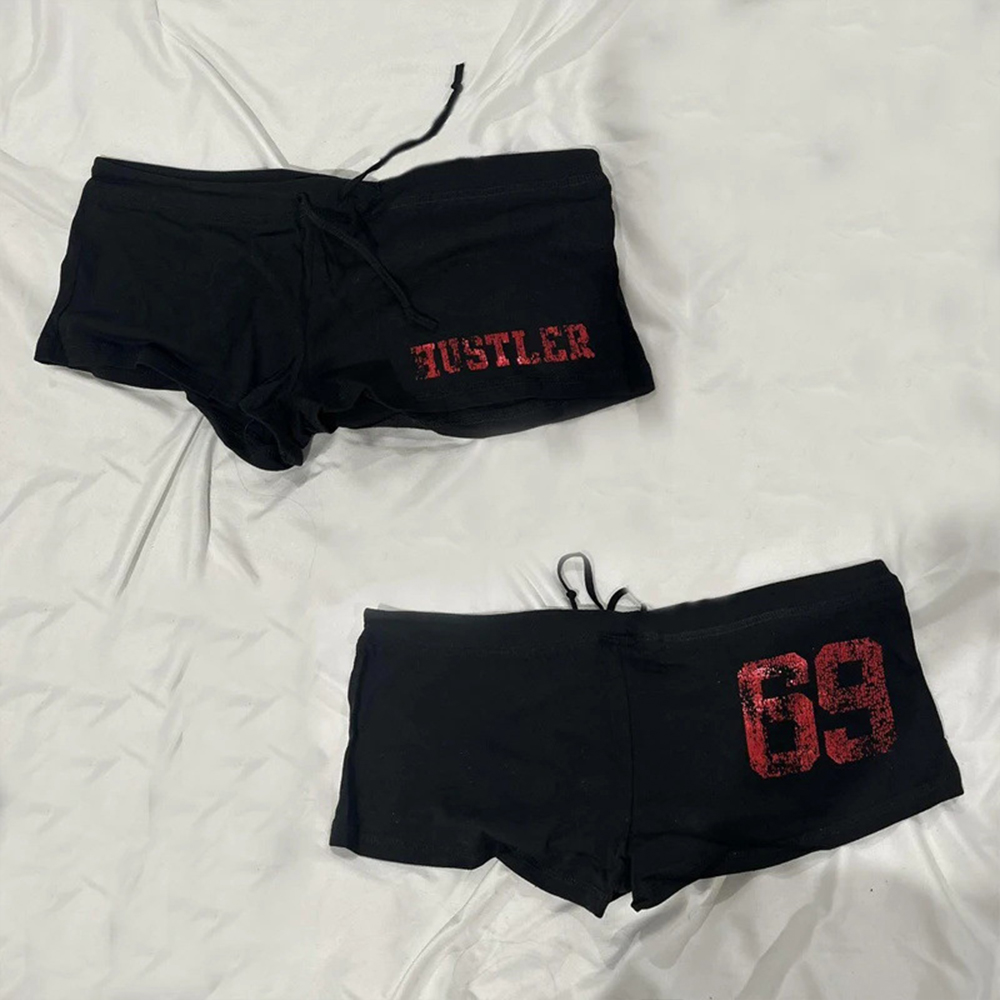 Letnie retro punkowe szorty, c – Street Fashion Y2K recenzja i cena