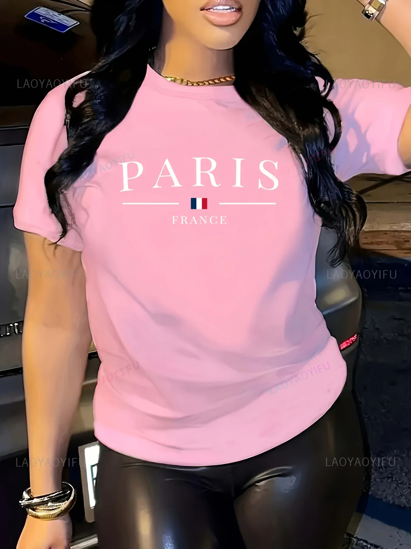 Unisex Koszulka z krótkim ręka – Street Fashion In Paris recenzja i cena
