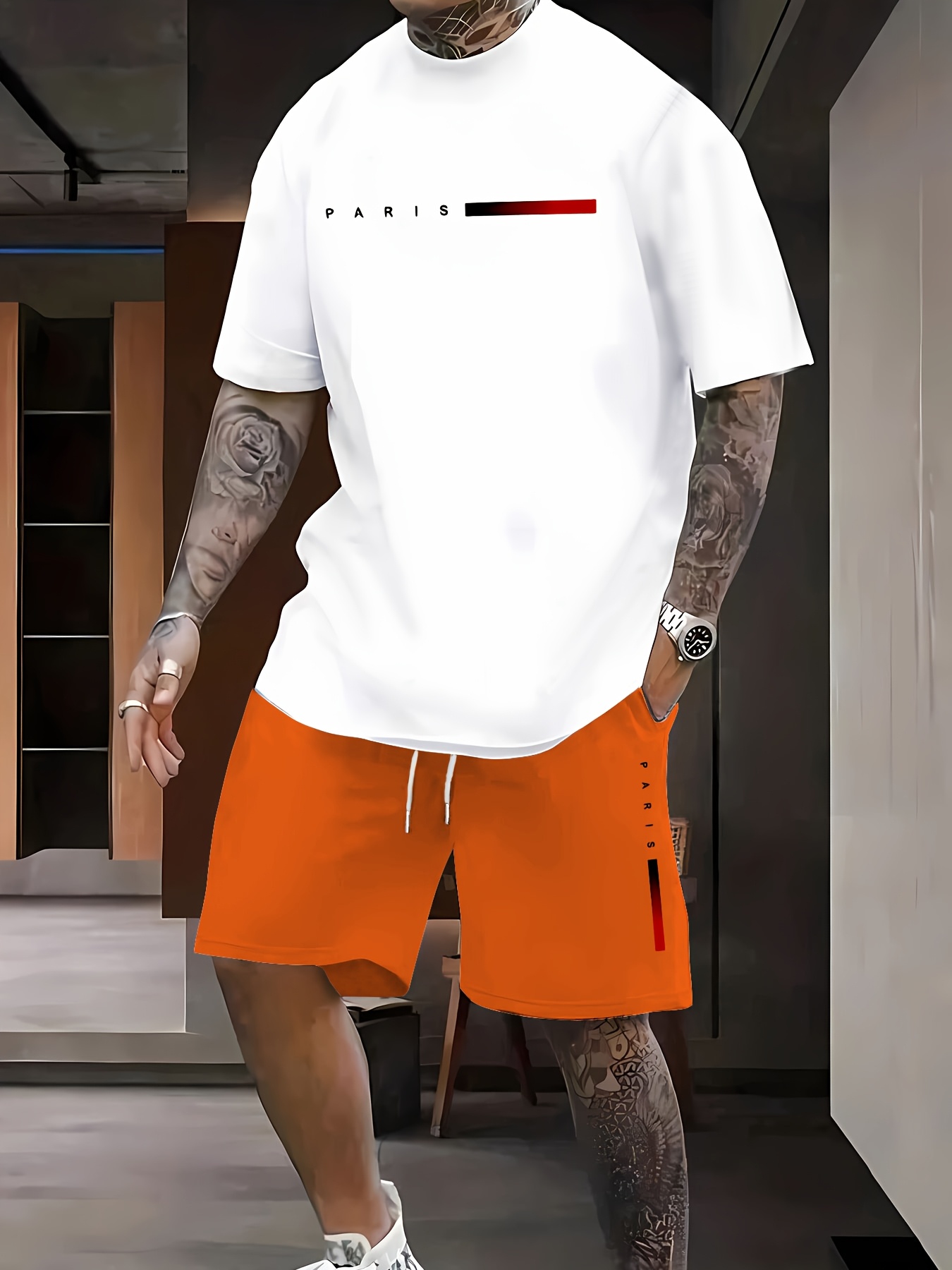 Męski zestaw casualowy Paris n – Street Fashion In Paris recenzja i cena