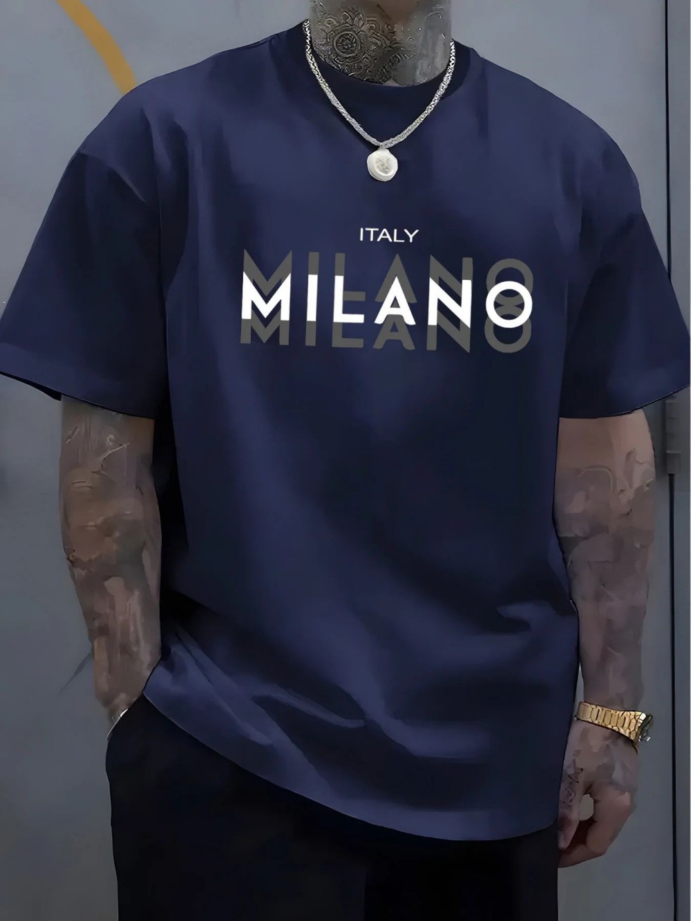 MILANO Koszulka sportowa z nad – Street Fashion Milano recenzja i cena