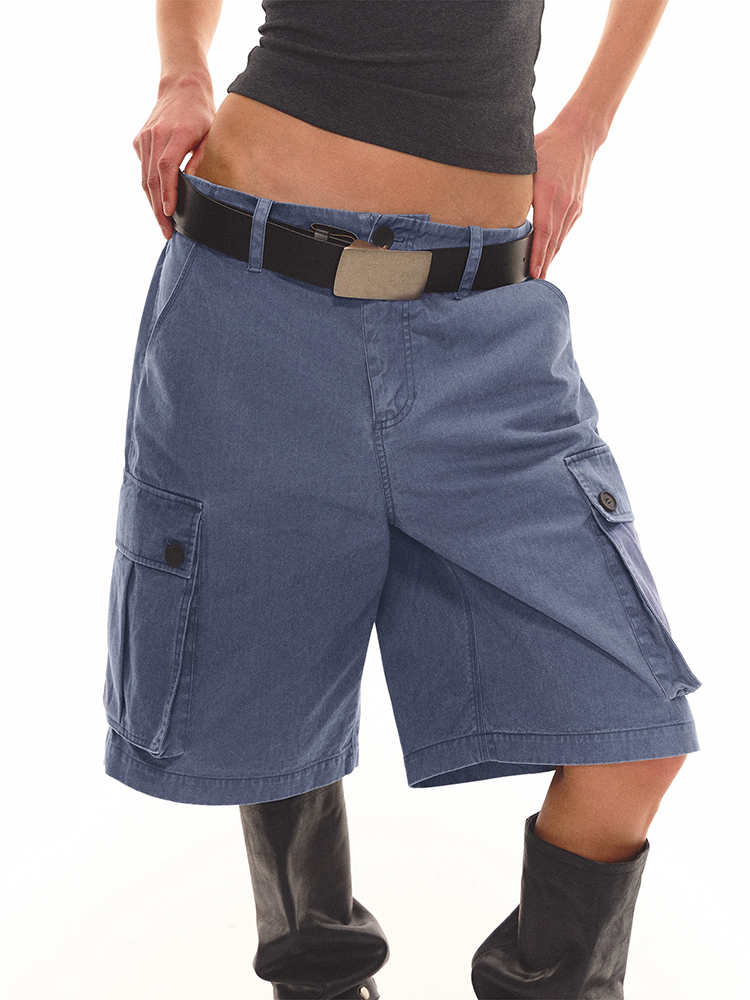 Damskie szorty cargo jeansowe  – Cargo Pant Wide recenzja i cena