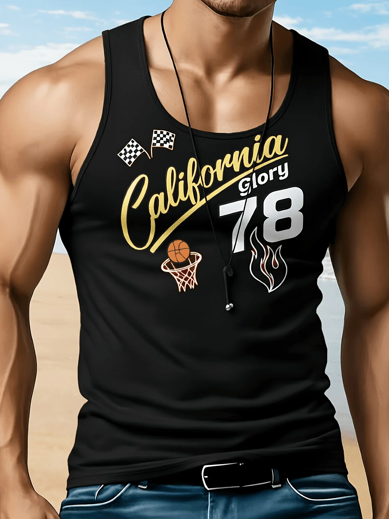 Modne męskie tank topy w stylu – Street Fashion California recenzja i cena