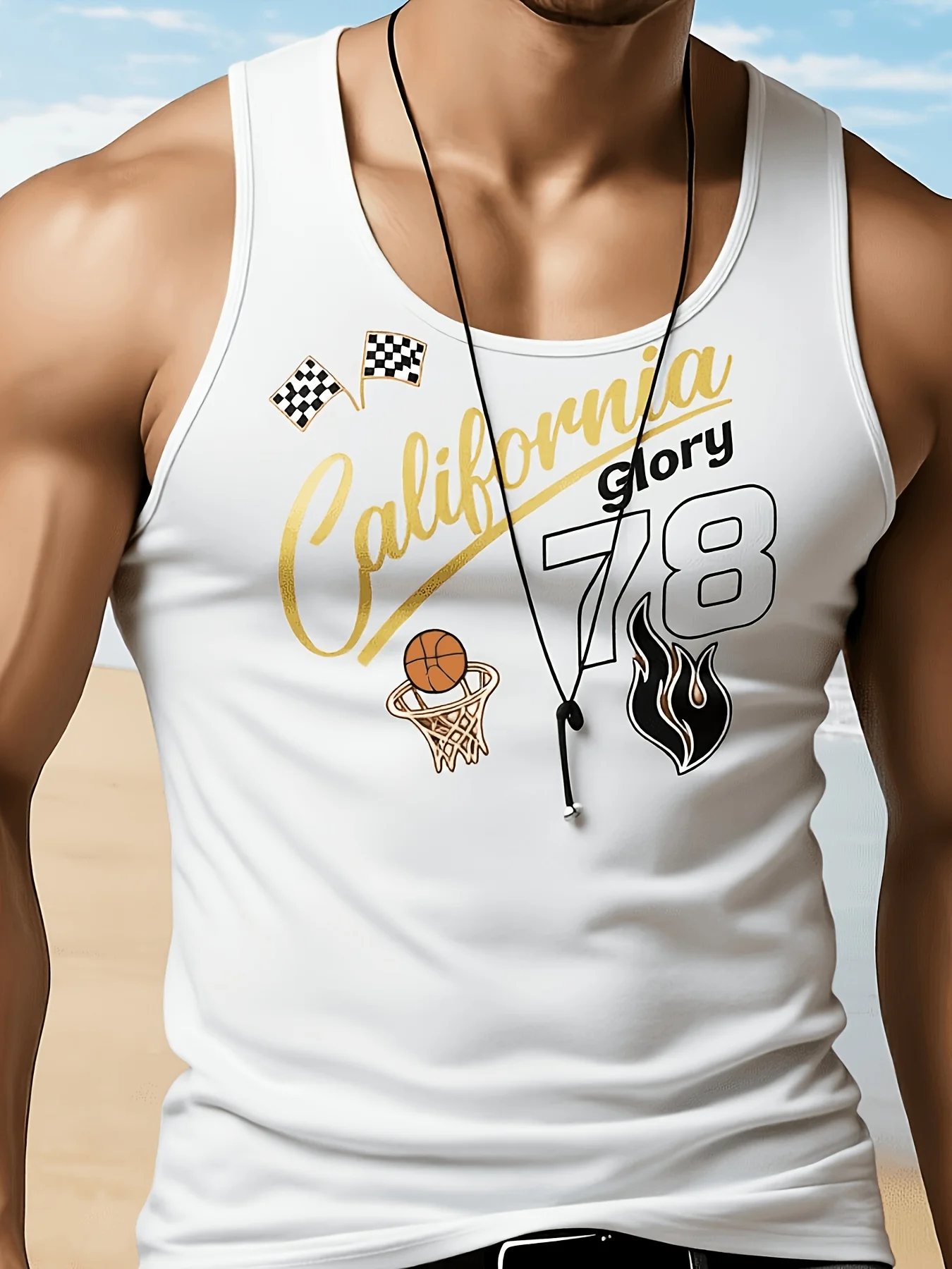 Modne męskie tank topy w stylu – Street Fashion California recenzja i cena