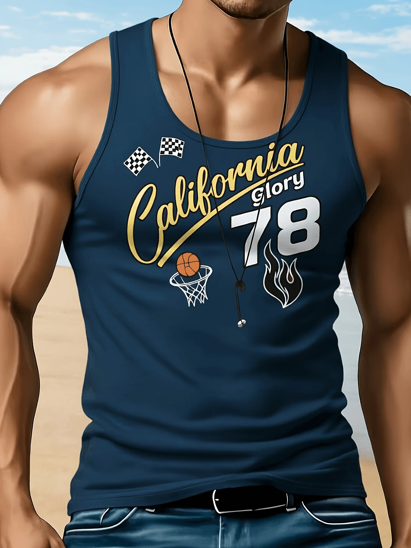 Modne męskie tank topy w stylu – Street Fashion California recenzja i cena