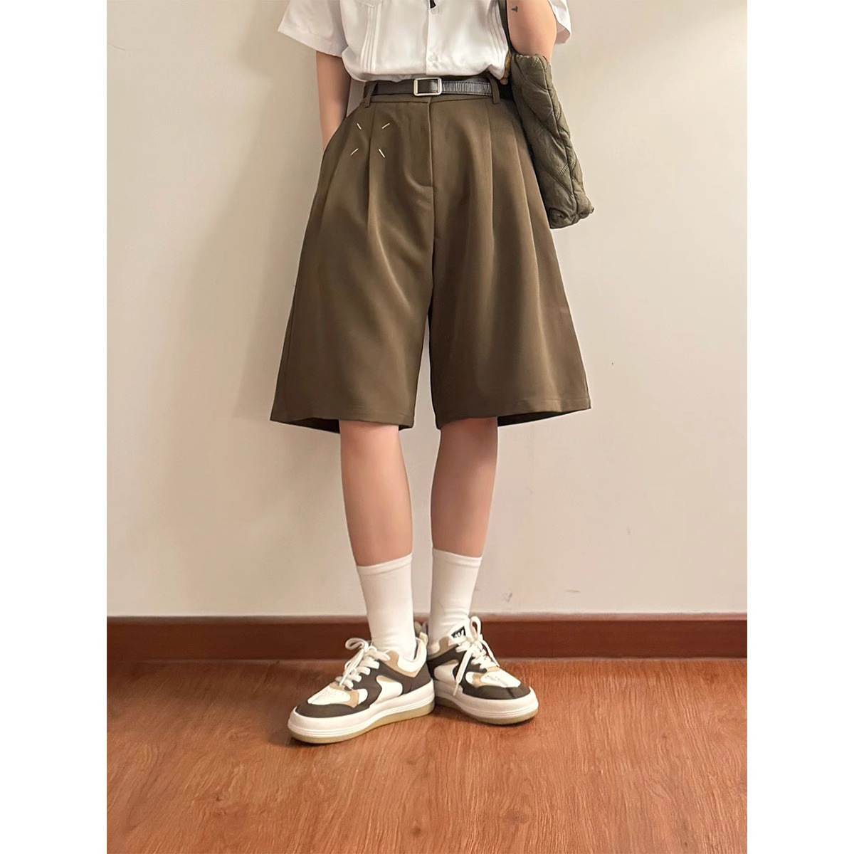 Męskie szorty streetwear vinta – Street Fashion England recenzja i cena